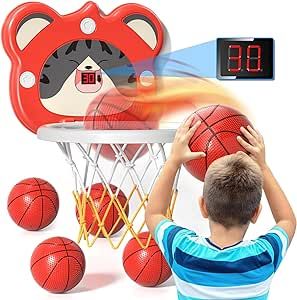 Bennol Toddlers Basketball Hoop Indoor Toys Gifts for 2 3 4 5 Year Old Boys Kids, Indoor Mini Basketball Hoop Toys for Toddlers Kids Boys Ages 1-3 2-4 3-5, Boy Toys 2 3 4 5 6 Year Olds Birthday Gifts